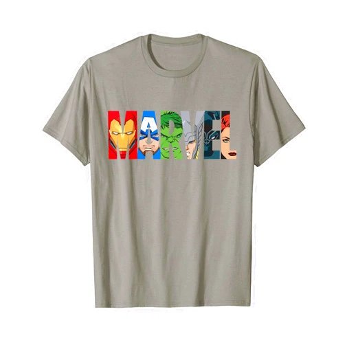 Marvel Logo Avengers Super Heroes T-Shirt T-Shirt