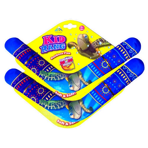 Colorado Boomerangs Kidrang 2 Pack Boomerangs for Kids - Soft & Safe for Right Handed Throwing - Includes 2 Boomerangs & Illustrated Instruction Sheets