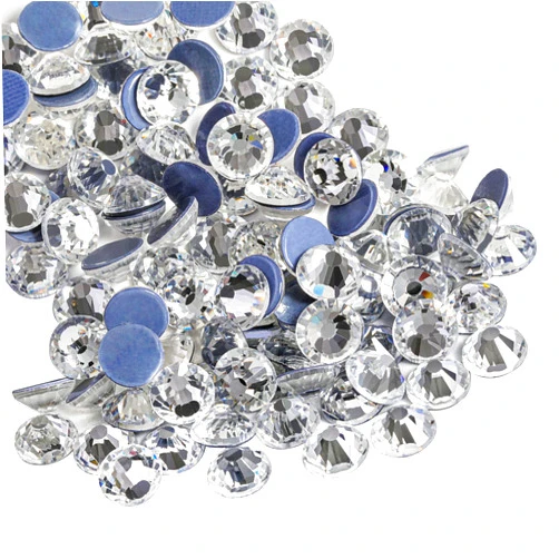 Beadsland Hotfix Rhinestones, 1440pcs Flatback Crystal Rhinestones for Crafts Clothes DIY Decoration, Crystal, SS16, 3.8-4.0mm