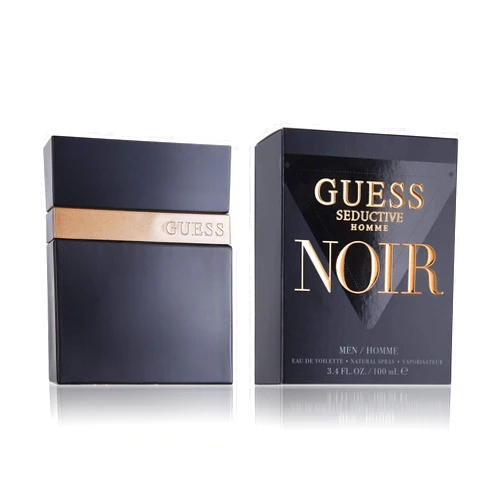 Guess Seductive Homme Noir 3.4 oz EDT Spray RETAIL