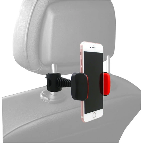 Sumcoo Car Back Seat Phone Holder Mount for Kids, Ring Light Tripod Stand Phone Mount Holder Clamp Post Flexible Direction Adapter Rotatable Monopod Selfie Stick Adjustable