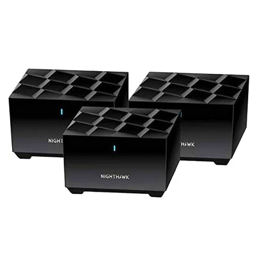 Netgear Nighthawk Mesh WiFi 6 System (MK6W) Up to 4,500 sq. ft. Dual-Band Easy Mesh Compatible Internet Speeds Over 100Mbps