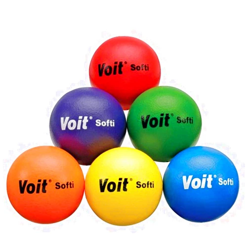 Voit Soft-Low Bounce Tuff Balls 6-1/4-Inch, Pack of 6