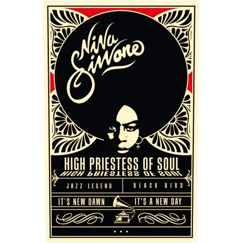 Generic Nina Simone Classic Red Poster - 11x17