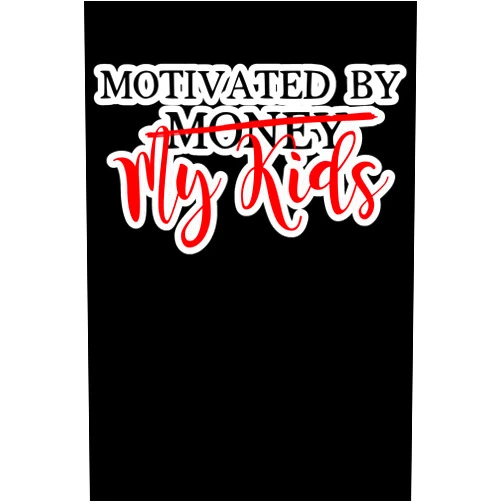 By InkDrop Publishing (Author) Motivated By My Kids: Composition Lined Notebook Journal Funny Gag Gift Mother's And Dads