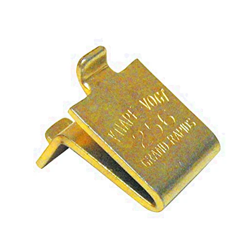 Knape & Vogt KV Shelf Support Clip Brass, Pack of 12