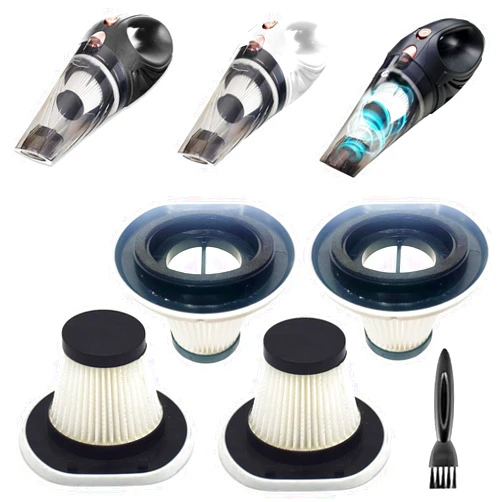 Feenynic 4 Pack Hepa Replacement Filters Compatible with ThisWorx TWC-01 Related Model, Filters for Auto Joe ATJ- V501 Handheld Vacuum with Cord, Washable and Reusable Filters. (Filters Only)