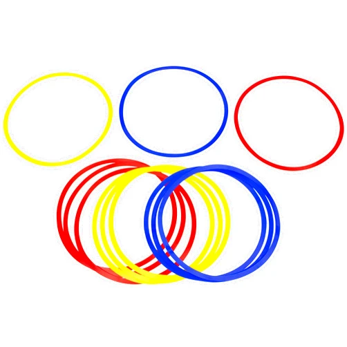 Trademark Innovations Speed & Agility Training Rings - Set of 12 by Trademark Innovations