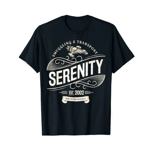 Vintage Serenity Smuggling And Transport Firefly T-Shirt