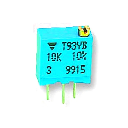 VISHAY SPECTROL Vishay Trimmer Potentiometer, 5Kohm 23Turn Through Hole - T93YB502KT20