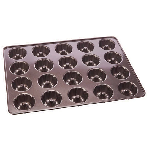 Wilton Perfect Results Premium Non-Stick Mega Mini Fluted Tube Pan, 20-Cavity