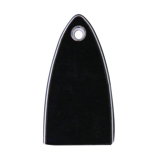 Lovermusic Black 3Ply Plastic HA-1003 Guitar Truss Rod Cover Plate Replacement for Electric Guitar