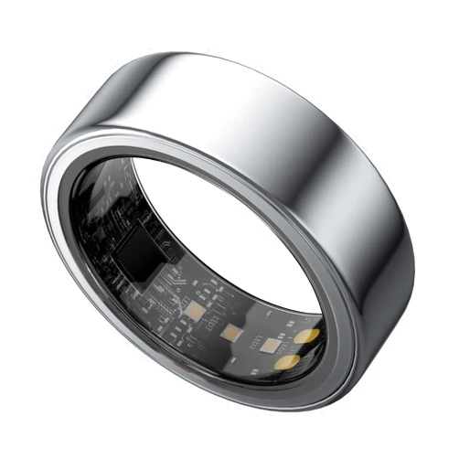 Fitiger Smart Health Ring – Health Management for HR/Sleep/Blood Oxygen/Stress, Activity/Step Tracking, 7-Day Battery Life, No App Fee, iOS & Android Compatible, for Men & Women