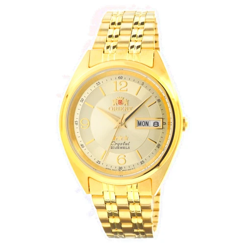 Orient TriStar Mens Classical Automatic Sunray Gold Watch,FAB0500CC