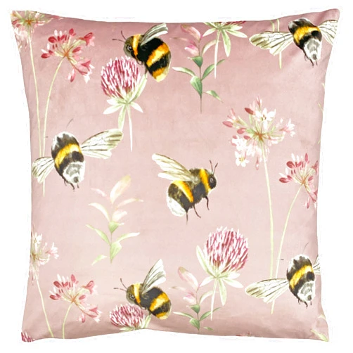 Evans Lichfield Country Bumblebee Throw Pillow Cover (One Size) (Heather)