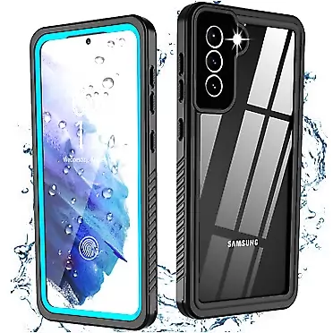 Oterkin for Samsung Galaxy S21 Case,S21 Waterproof Case with Built-in Screen Protector Dustproof Shockproof 360 Full Body Underwater Case for Samsung S21 5G 6.2inch (2021) Blue