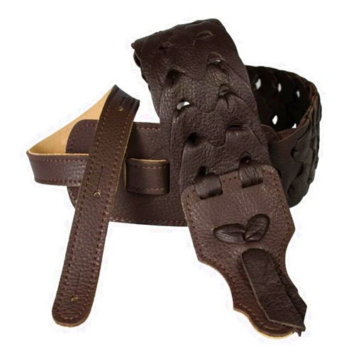 Franklin Strap Hand Linked Glove Leather Guitar Strap