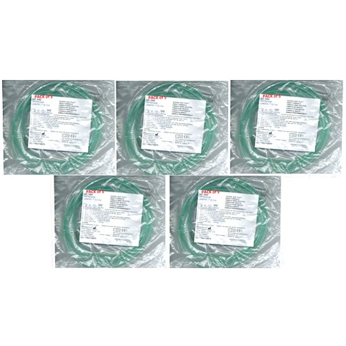 Ultra Soft Adult Ultra Soft Oxygen Cannula, green tubing - 7 Ft (Westmed #0556) pk 5