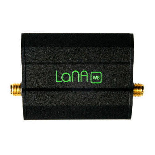 Nooelec Lana WB - Ultra-Low Noise Amplifier (LNA) Module for RF & Software Defined Radio (SDR) with Enclosure & Accessories. Wideband 300MHz-8000MHz Frequency Capability w/BiasTee & USB Power Options