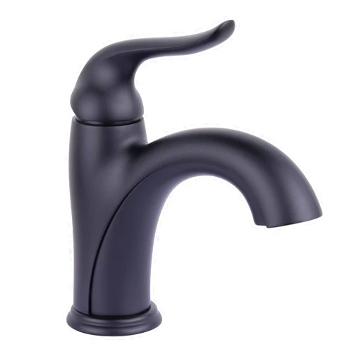 Miseno ML301 Bella Single Hole Bathroom Faucet - Includes Pop-Up Drain Assembly and Optional Deck Plate - Flat Black