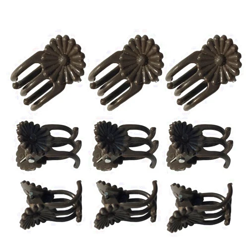 Vtete 100 Pcs Daisy Plant Clips Garden Orchids clips to Keep Plant Neat and Healthy, Brown