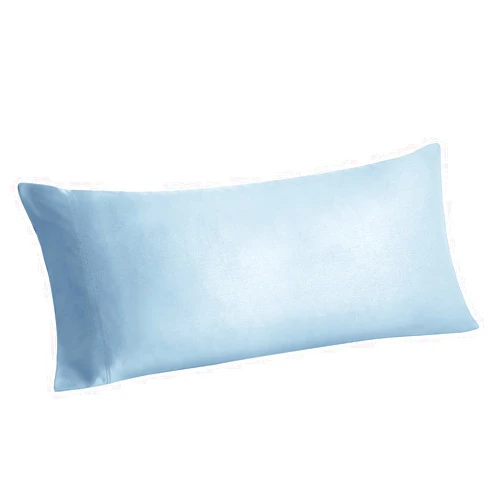 BEDELITE Body Pillow Case Cover, Rayon Made from Bamboo, Cooling Body Pillow Cover for Hot Sleepers and Night Sweats, Breathable & Silky Soft Full Long Pillow Case (Blue, 20x54 Inches)