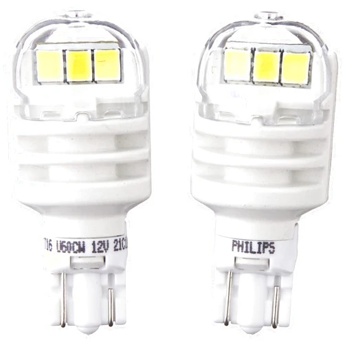 Philips Automotive Lighting 921WLED Ultinon LED Bulb (White), 2 Pack