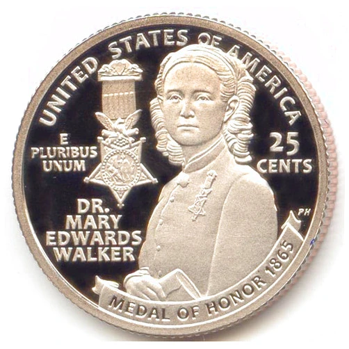 Generic 2024 S Washington Dr. Mary Edwards Walker American Women Quarter Proof