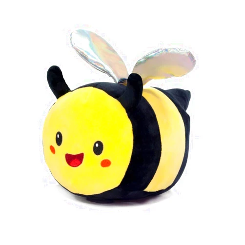 Fiesta Toys Lil Huggy Bebe Bee Plush Mini Stuffed Animal Toy - 8 Inch, Small, Black Yellow