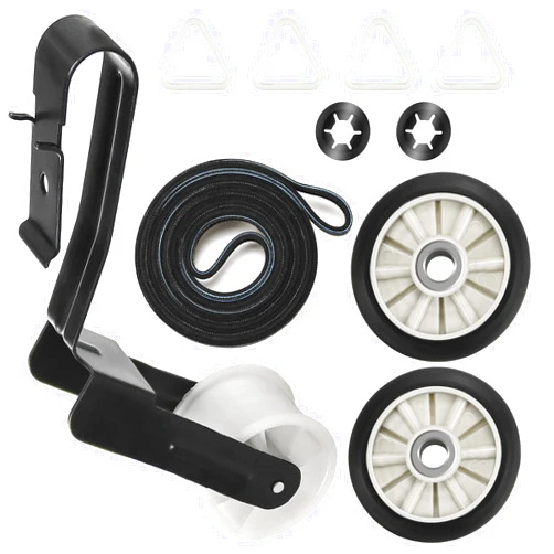 Funmit 4392065 Dryer Maintenance and Repair Kit by Funmit - Compatible with Whirlpool Kenmore Amana Maytag 29'' Wide Dryer - Package Includes Drum Roller Belt and Idler Pulley - Original Quality