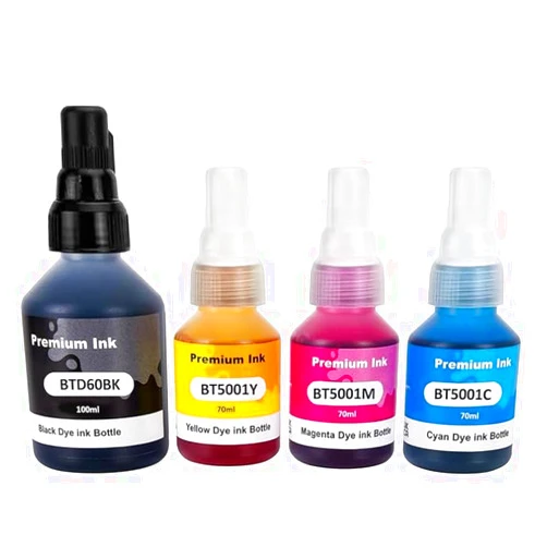 FANSHENG BTD60 Inks for Multifunctional Printers 4 BTD60BK Black inks-BT5001Y BT5001C BT5001M Compatible HL-T4000DW DCP-T310 DCP-T510W DCP-T710W MFC-T810W MFC-T910DW MFC-T4500DW
