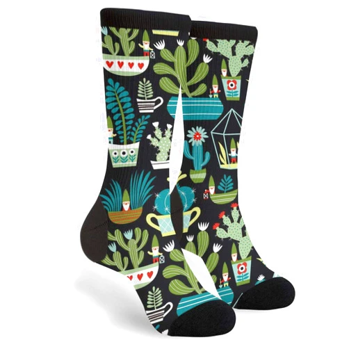 YISHOW Novelty Socks Men's Women's Crew Socks Funny Crazy Novelty Socks