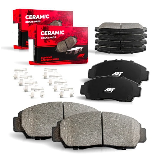 APF ALL PERFORMANCE FRICTION APF Front and Rear Pads Compatible for 2013-2019 Nissan Altima Ceramic Carbon Fiber Brake Pads | OEM Fitment | Low Noise | Dust Free | 10YR WTY | 8 Brake Pads