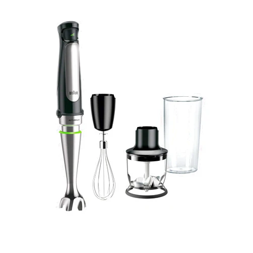 Braun MultiQuick MQ7025X Hand Blender, Faster, Finer Blending, Black