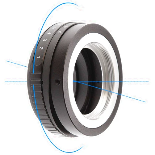 FocusFoto Tilt Shift Adapter Ring for M42 42mm Screw Mount Lens to S0NY E-Mount Mirrorless Camera NEX-5R 5T 6 NEX-7 a7 a7S a7R a7II a7SII a7RII a6500 a6300 a6000 a5100 a5000 a3500 NEX-FS700 VG30 VG900