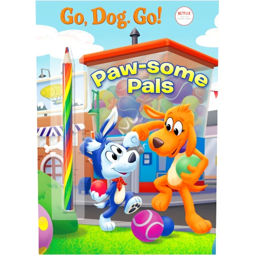 By Golden Books (Author, Illustrator) Paw-some Pals (Netflix: Go, Dog. Go!)