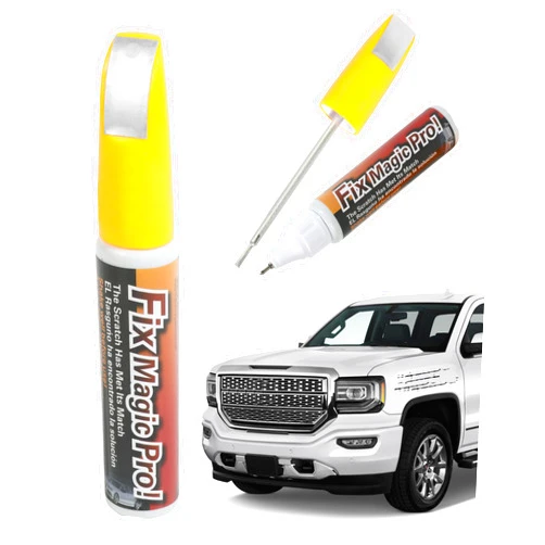 VARGTR Touch Up Paint Pen,Car Accessories Two-In-One Pen Car Touch Up Paint,Car Scratch Remover for Deep Scratches,Quick & Easy Solution,Car Paint for Repair Minor Automotive Scratches (Silver)