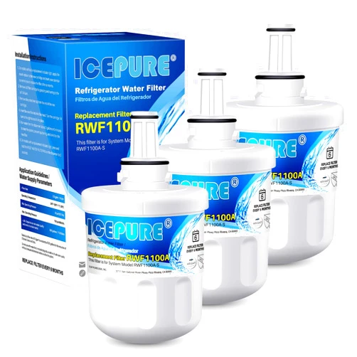 ICEPURE DA29-00003G Replacement for DA29-00003B DA29-00003A, Aqua-Pure Plus DA29-00003D DA29-00003F DA97-06317A, HAFCU1, WF289, WSS-1 WFC2201 HDX FMS-1 RWF1100A Refrigerator Water Filter 3PACK