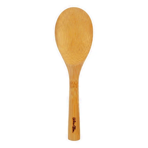 HIC Kitchen Helen’s Asian Kitchen Bamboo Rice Paddle Cooking Utensil, 9-Inch