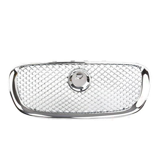 Generic Cninba13 ABS Front Bumper Mesh Grill Upper Grille Silver For Jaguar XF 08-2011 Car