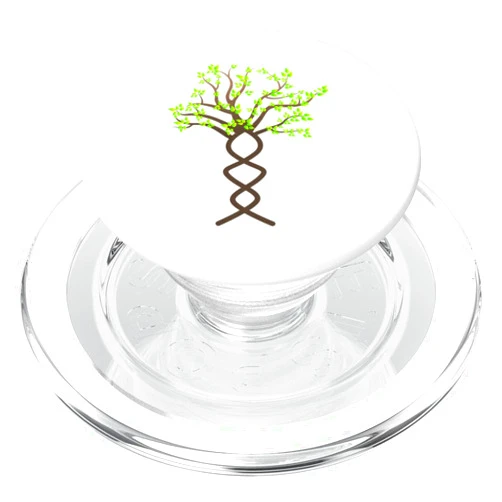 Planet Klimaschutz Klimawandel Erwärmung Umwelt Tree Trees DNA Nature Protection Environmental Protection Earth Gift PopSockets PopGrip for MagSafe