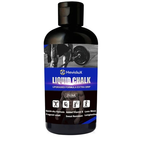 Hevislux Liquid Chalk. Improve Hand Grip for Gymnastic, Rock Climbing, Weightlifting. Quick-Drying Formula. Easy use, no Mess, Added Vitamin E.