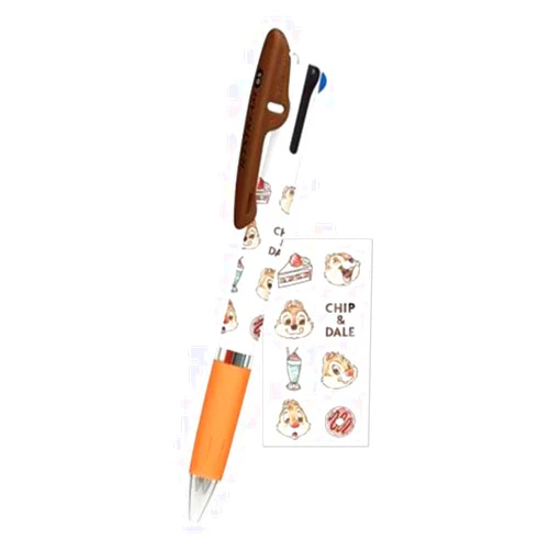 Kamio Japan Chip & Dale Jetstream 3 Color Ballpoint Pen, 0.5 mm, Sweets 301639
