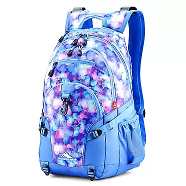High Sierra Loop-Backpack, School, Travel, or Work Bookbag with tablet-sleeve, Shine Blue/Lapis, One Size One Size Shine Blue/Lapis