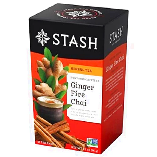 Stash Ginger Fire Chai Herbal Tea, 18 Bag