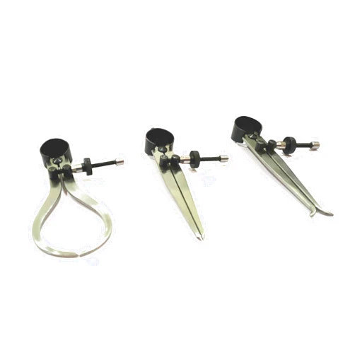 Assorts 3 Pieces Spring Caliper Set - Inside, Outside & Divider 6