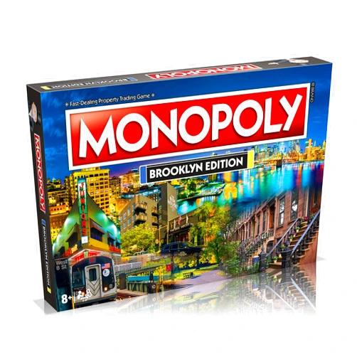 Top Trumps Monopoly Board Game - Brooklyn Edition: 2-6 Players Family Board Games for Kids and Adults, Board Games for Kids 8 and up, for Kids and Adults, Ideal for Game Night