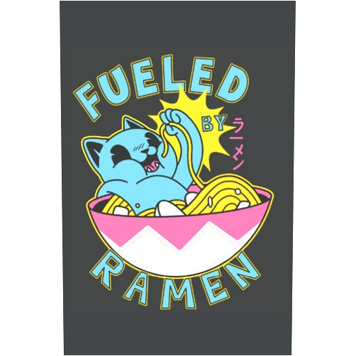 German Edition by FUN PRESS (Author) Fueled by Ramen Kawaii Katze A5 Collegeblock: 6 