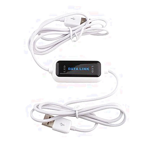Unifire High Speed USB Pc to Pc Online Share Sync Link Net Direct Data File Transfer Bridge LED Cable Easy Copy Between 2 Computer