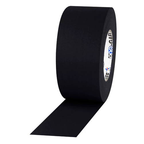 Pro Tapes ProTapes Pro Gaff Premium Matte Cloth Gaffer's Tape With Rubber Adhesive, 11 mils Thick, 55 yds Length, 3